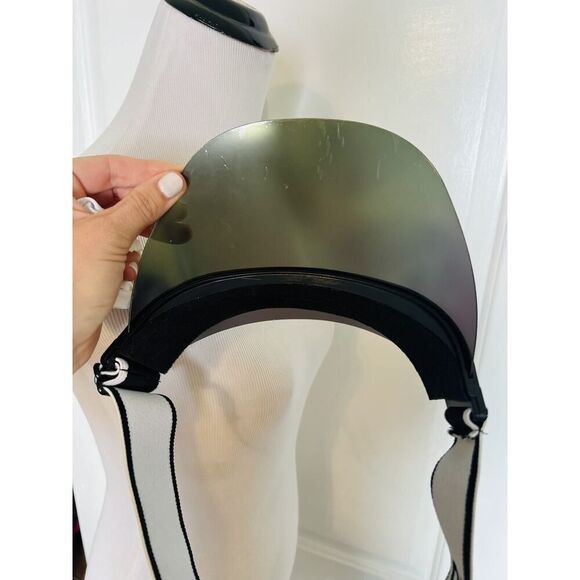 Designer Fashion Gold Mirror Sun Visor Chic Luxury Quality Summer Beach Chic main image 8